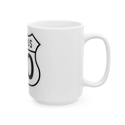 US 00 Ohio 1948 (Ohio) (Road Sign) White Coffee Mug - Go Mug Yourself