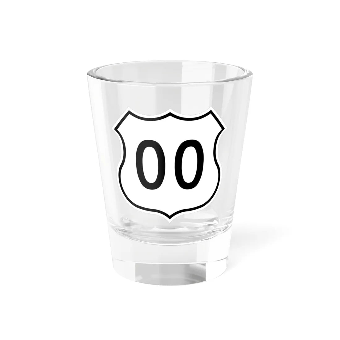 US 00 Virginia (Virginia) (Road Sign) Shot Glass 1.5oz 1.5oz - Go Mug Yourself