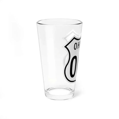 US 000 Ohio 1955 (Ohio) (Road Sign) Pint Glass 16oz - Go Mug Yourself
