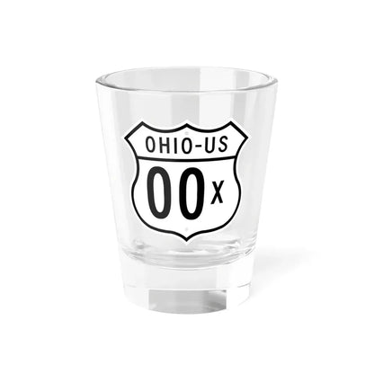 US 00X Ohio 1948 (Ohio) (Road Sign) Shot Glass 1.5oz 1.5oz - Go Mug Yourself
