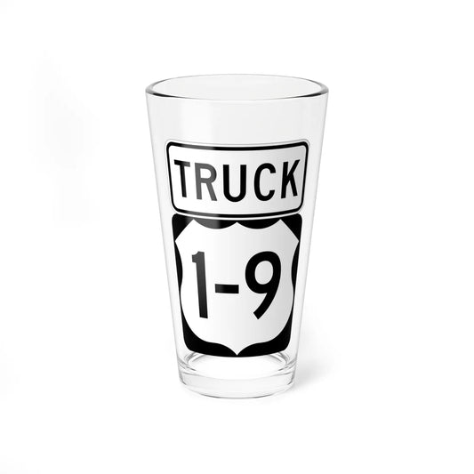 US 1-9 Truck (New Jersey) (Road Sign) Pint Glss 16oz 16oz - Go Mug Yourself