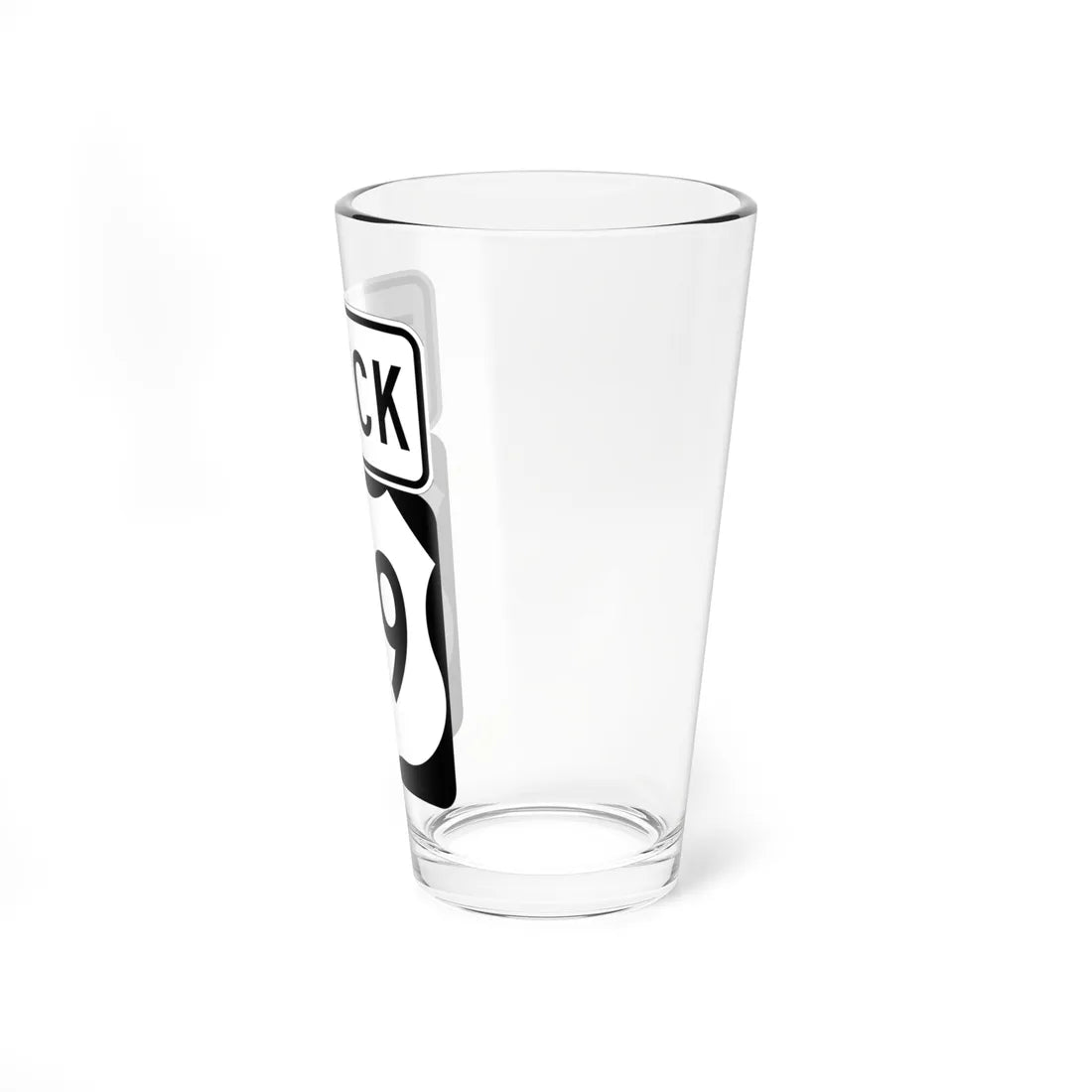 US 1-9 Truck (New Jersey) (Road Sign) Pint Glss 16oz - Go Mug Yourself