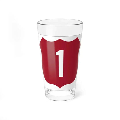 US 1 FL (Florida) (Road Sign) Pint Glass 16oz 16oz - Go Mug Yourself