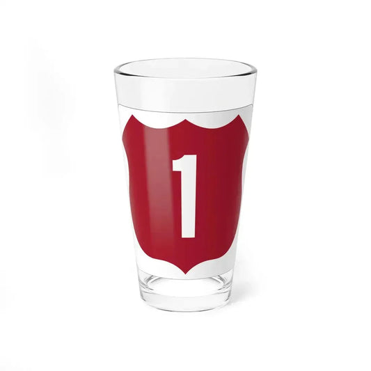 US 1 FL (Florida) (Road Sign) Pint Glass 16oz 16oz - Go Mug Yourself