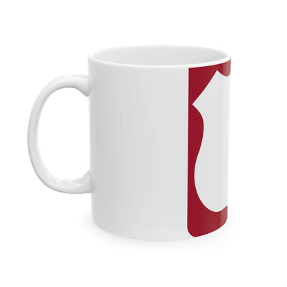 US 1 FL reversed (Florida) (Road Sign) White Coffee Mug - Go Mug Yourself