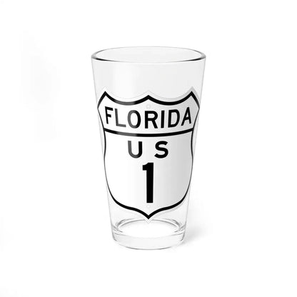 US 1 Florida 1948 (Florida) (Road Sign) Pint Glass 16oz 16oz - Go Mug Yourself