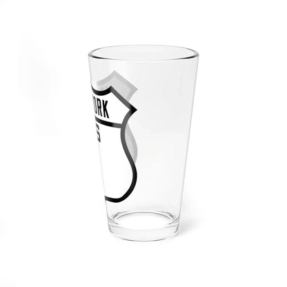 US 1 NY Old (New York) (Road Sign) Pint Glass 16oz - Go Mug Yourself