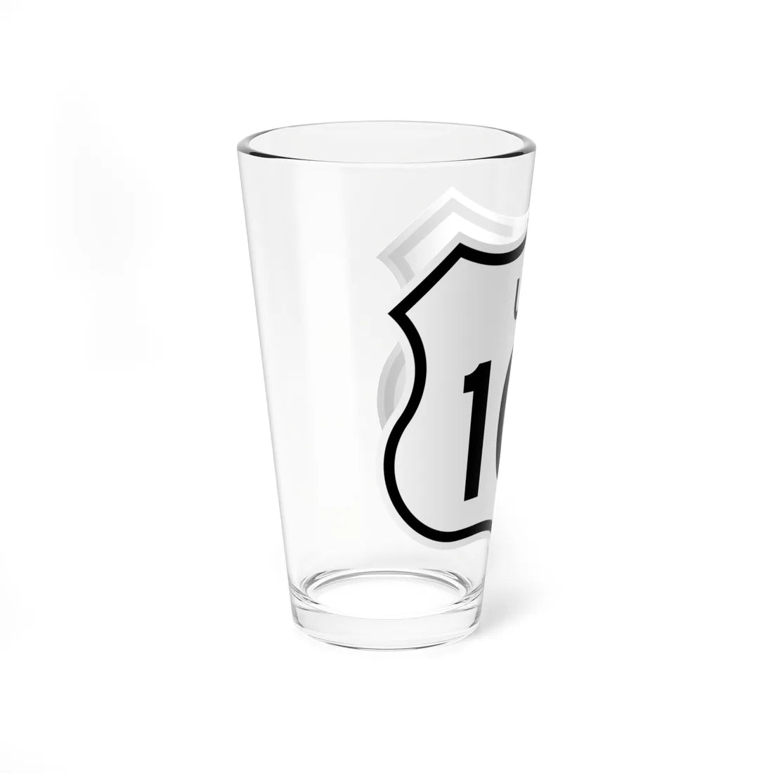 US 101 1961 cutout (California) (Road Sign) Pint Glass 16oz - Go Mug Yourself
