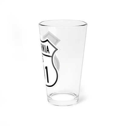 US 101 California 1948 (California) (Road Sign) Pint Glss 16oz - Go Mug Yourself