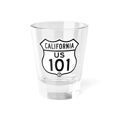 US 101 California 1948 (California) (Road Sign) Shot Glass 1.5oz 1.5oz - Go Mug Yourself