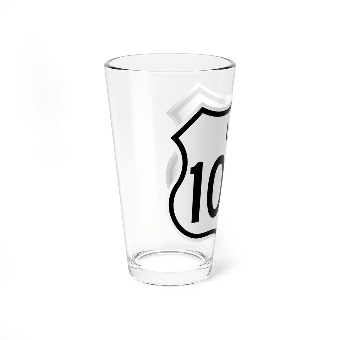 US 101W 1961 cutout (California) (Road Sign) Pint Glass 16oz - Go Mug Yourself