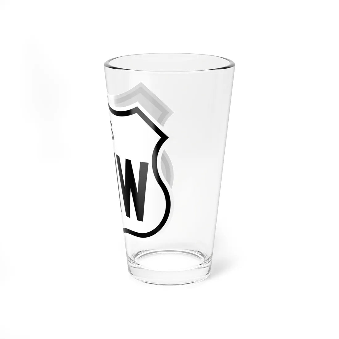 US 101W 1961 cutout (California) (Road Sign) Pint Glass 16oz - Go Mug Yourself