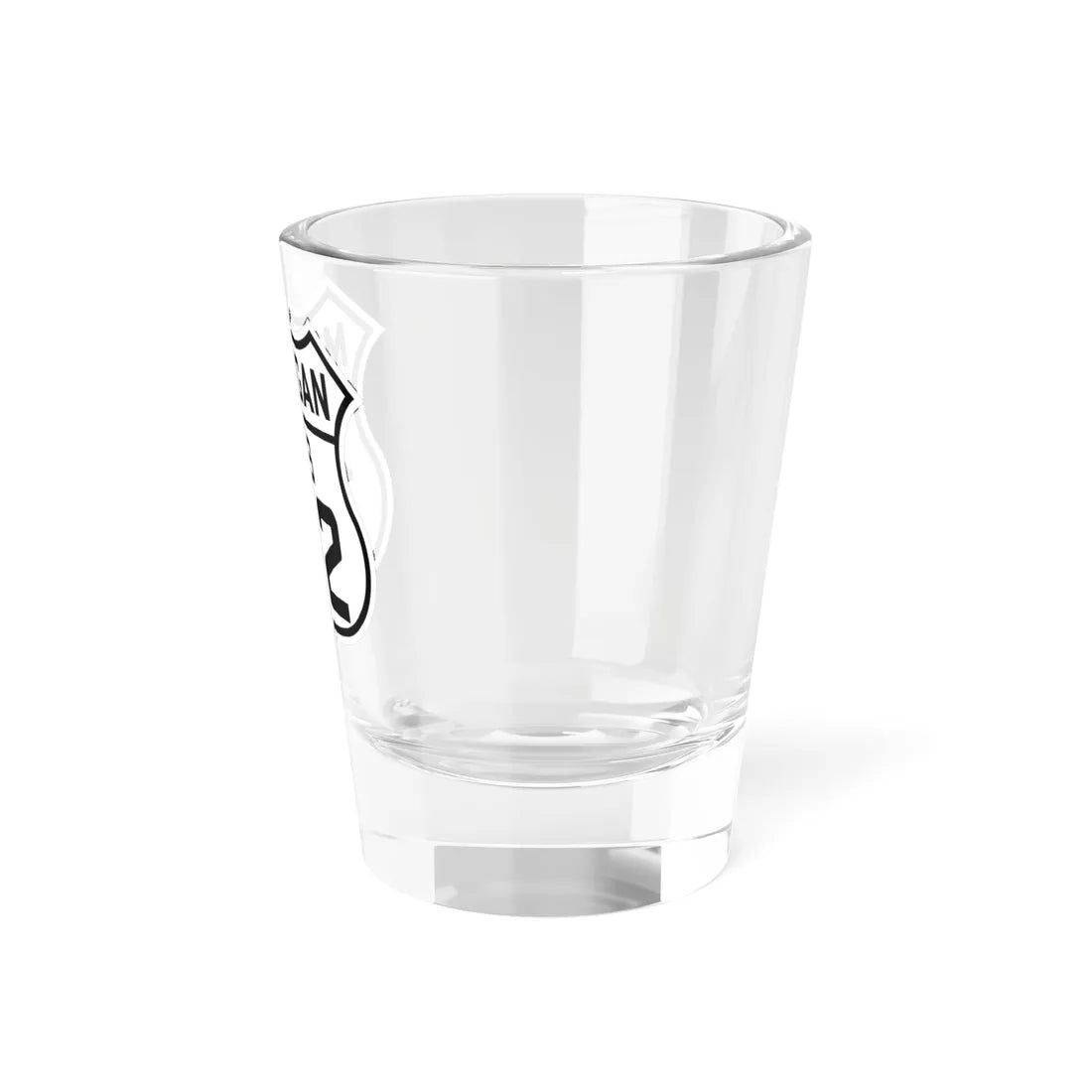 US 102 Michigan 1926 (Michigan) (Road Sign) Shot Glass 1.5oz - Go Mug Yourself