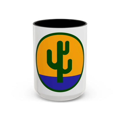 US 103rd Infantry Division (U.S. Army) Accent Coffee Mug 15oz Black - Go Mug Yourself