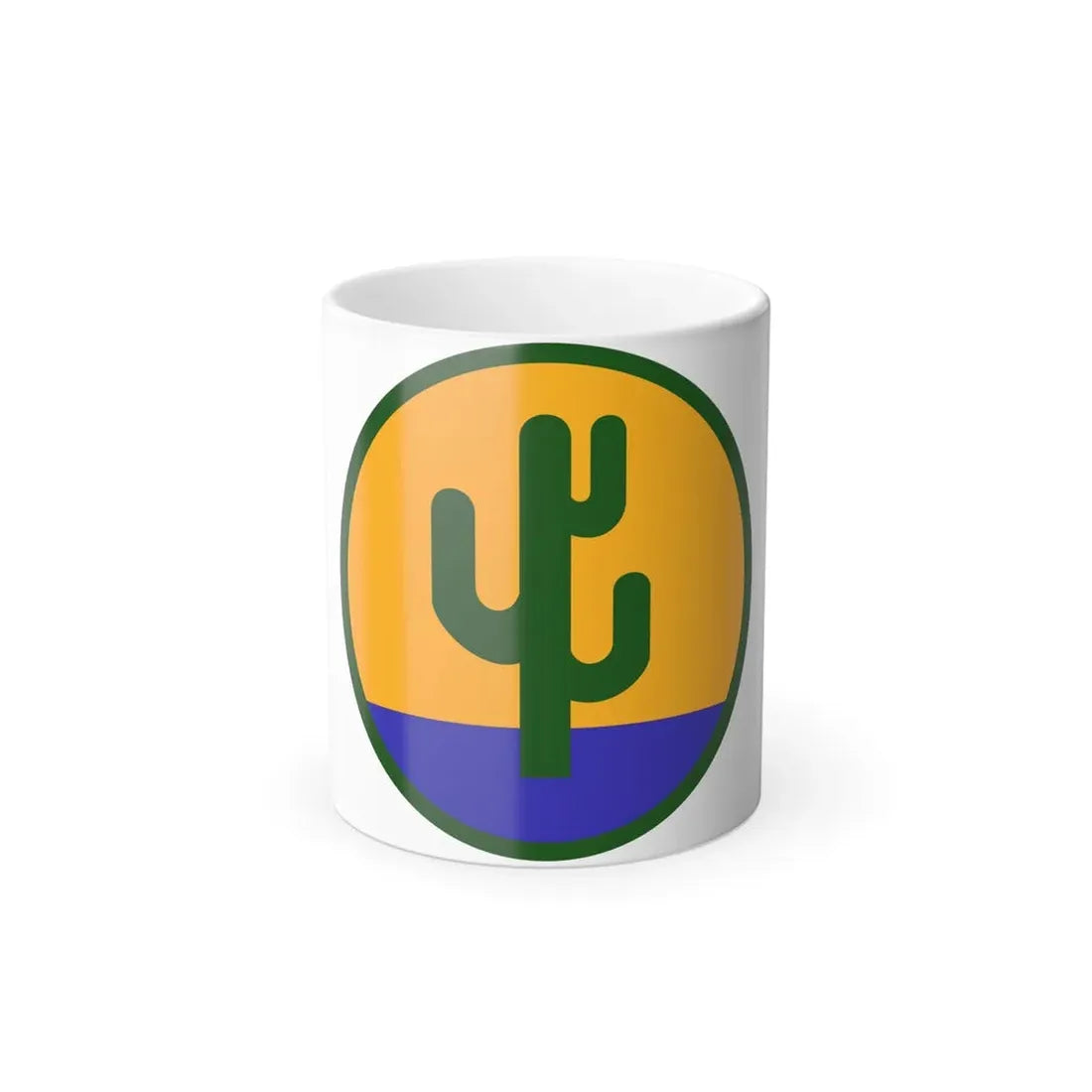 US 103rd Infantry Division (U.S. Army) Color Changing Coffee Mug 11oz - Go Mug Yourself