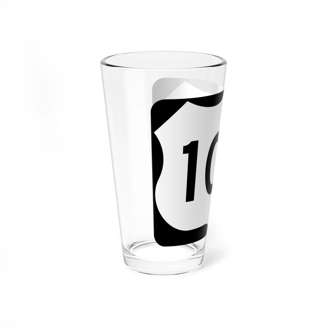 US 104 NY (New York) (Road Sign) Pint Glss 16oz - Go Mug Yourself