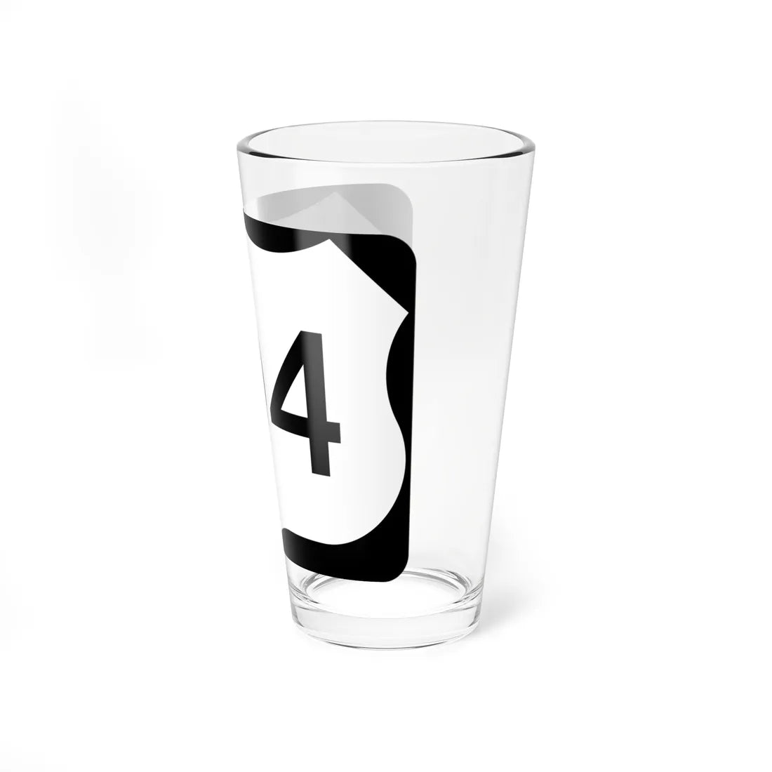 US 104 NY (New York) (Road Sign) Pint Glss 16oz - Go Mug Yourself