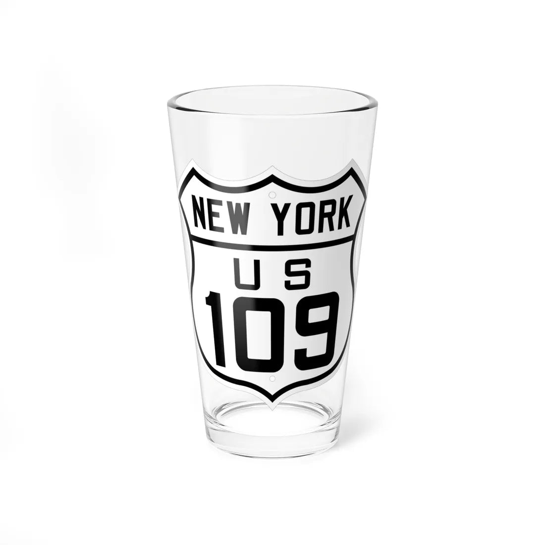 US 109 New York 1926 (New York) (Road Sign) Pint Glss 16oz 16oz - Go Mug Yourself