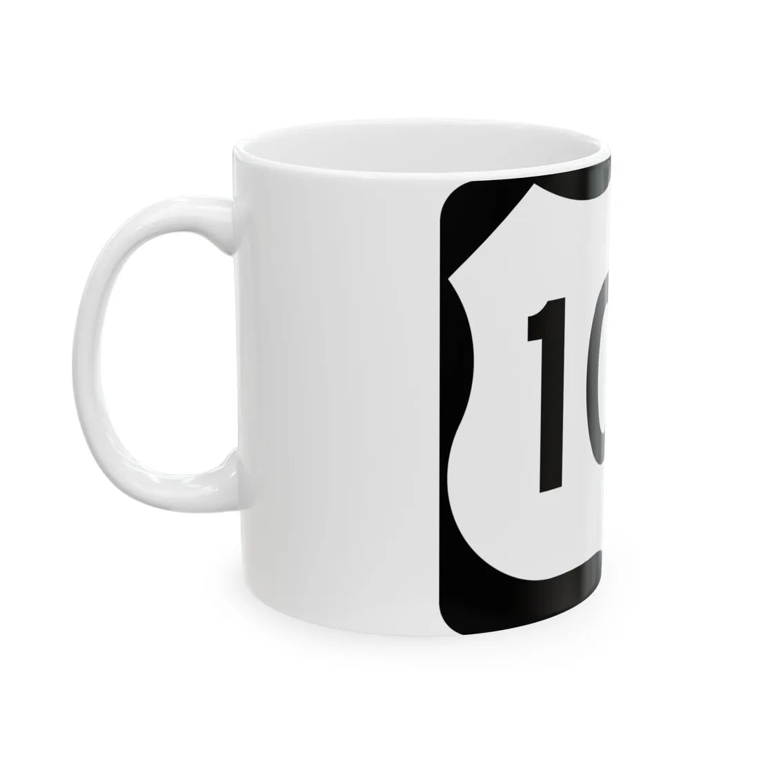 US 109 NY (New York) (Road Sign) White Coffee Mug - Go Mug Yourself