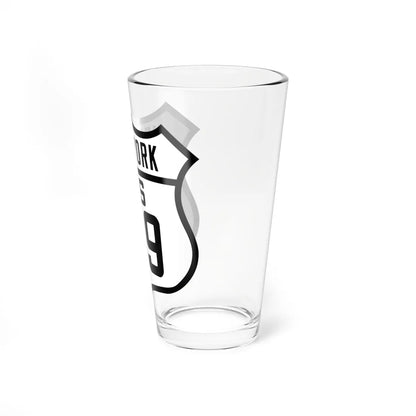 US 109 NY Old (New York) (Road Sign) Pint Glss 16oz - Go Mug Yourself