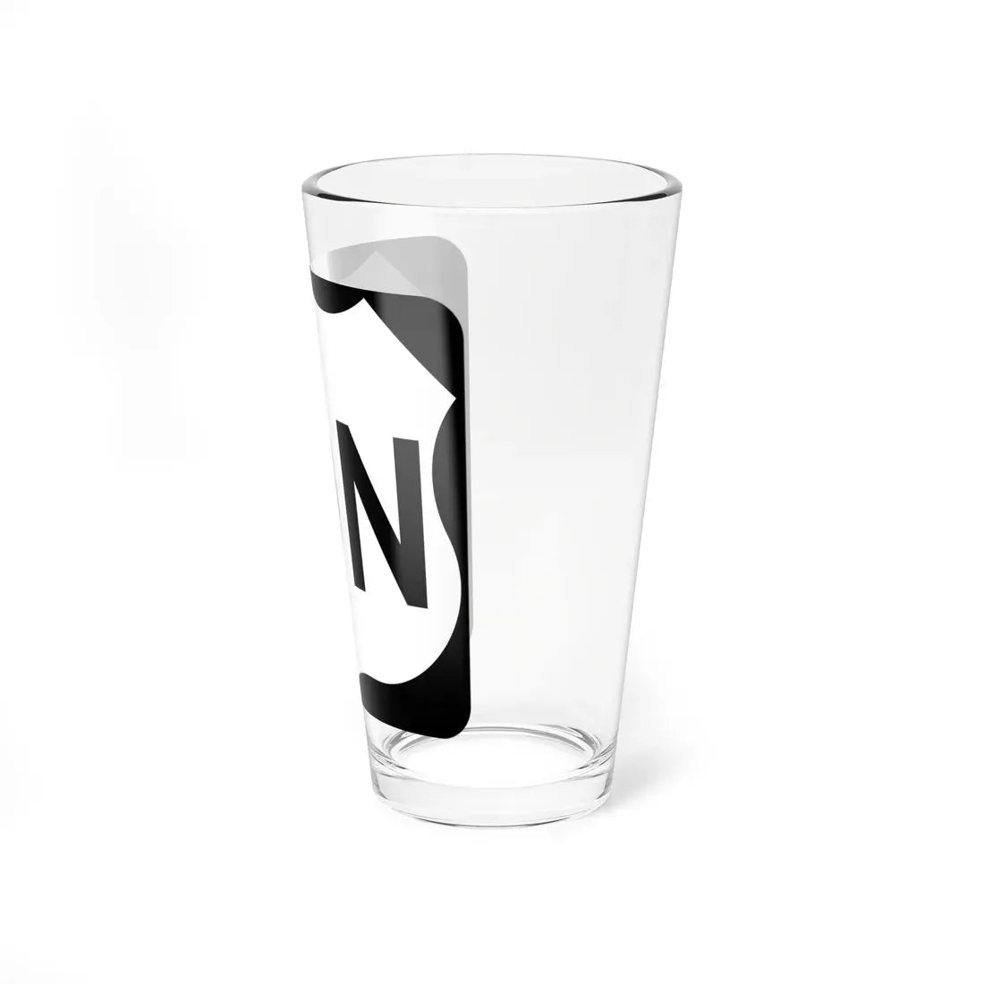 US 10N MN (Minnesota) (Road Sign) Pint Glass 16oz - Go Mug Yourself