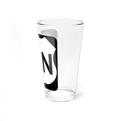 US 10N MN (Minnesota) (Road Sign) Pint Glass 16oz - Go Mug Yourself