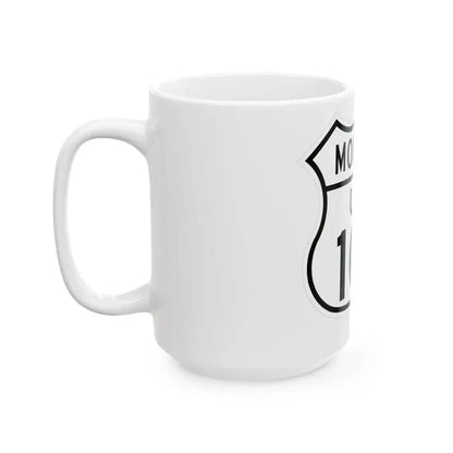 US 10N Montana 1948 (Montana) (Road Sign) White Coffee Mug - Go Mug Yourself