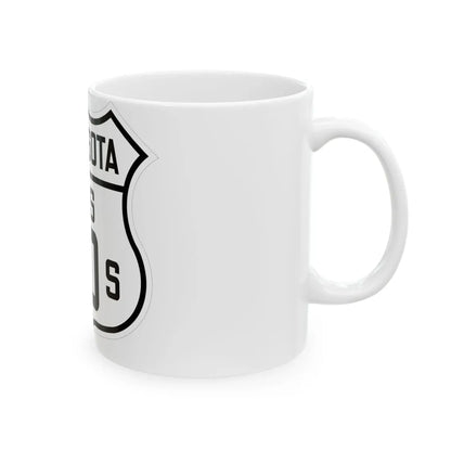 US 10S Minnesota 1926 (Minnesota) (Road Sign) White Coffee Mug - Go Mug Yourself