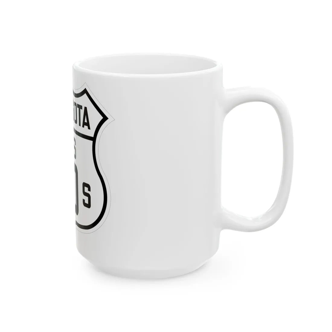 US 10S Minnesota 1926 (Minnesota) (Road Sign) White Coffee Mug - Go Mug Yourself