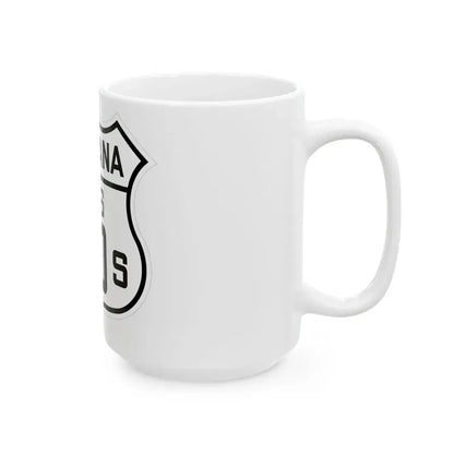 US 10S Montana 1926 (Montana) (Road Sign) White Coffee Mug - Go Mug Yourself