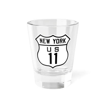 US 11 New York 1926 (New York) (Road Sign) Shot Glass 1.5oz 1.5oz - Go Mug Yourself