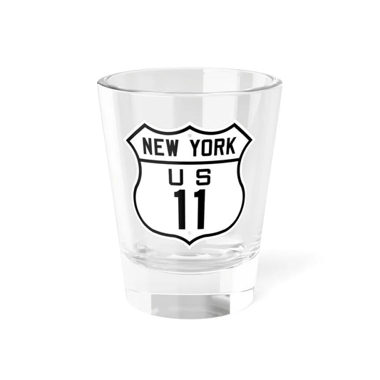 US 11 New York 1926 (New York) (Road Sign) Shot Glass 1.5oz 1.5oz - Go Mug Yourself