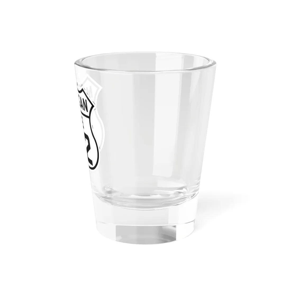 US 112 Michigan 1926 (Michigan) (Road Sign) Shot Glass 1.5oz - Go Mug Yourself
