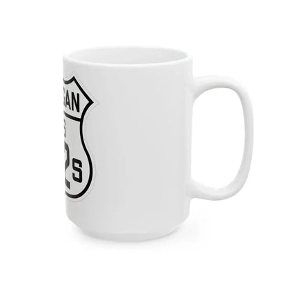 US 112S Michigan 1926 (Michigan) (Road Sign) White Coffee Mug - Go Mug Yourself