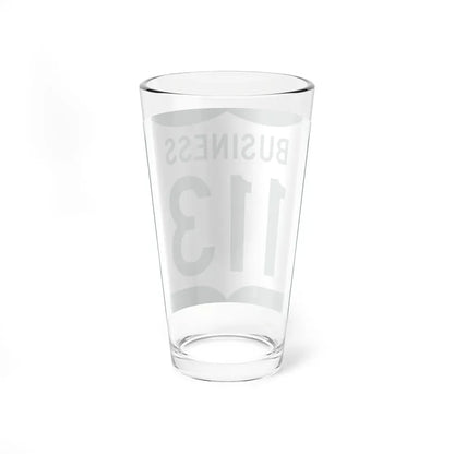 US 113 Business MD (Maryland) (Road Sign) Pint Glass 16oz - Go Mug Yourself