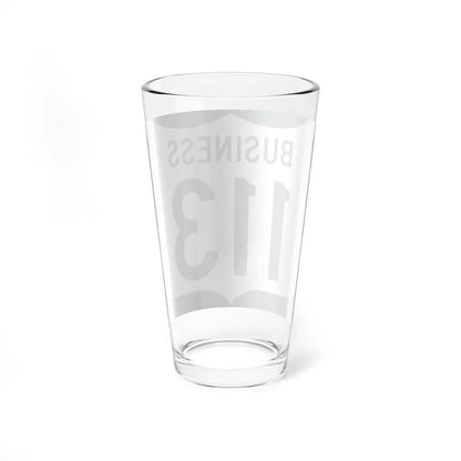 US 113 Business MD (Maryland) (Road Sign) Pint Glss 16oz - Go Mug Yourself