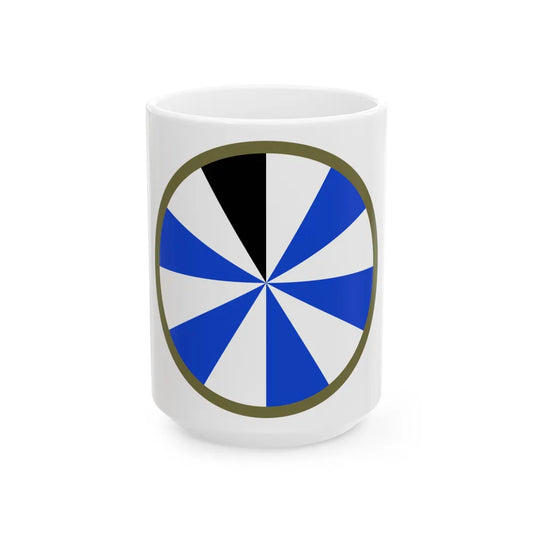 US 11th Infantry Division (U.S. Army) White Coffee Mug-15oz-Go Mug Yourself