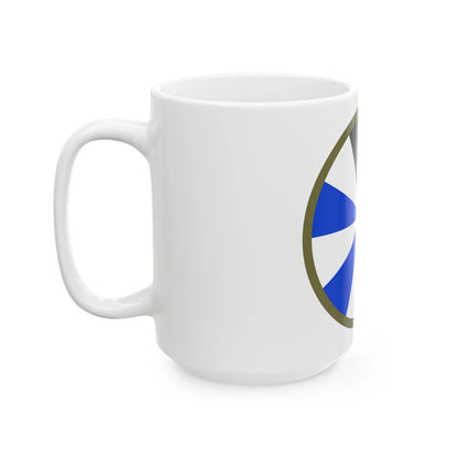 US 11th Infantry Division (U.S. Army) White Coffee Mug-Go Mug Yourself