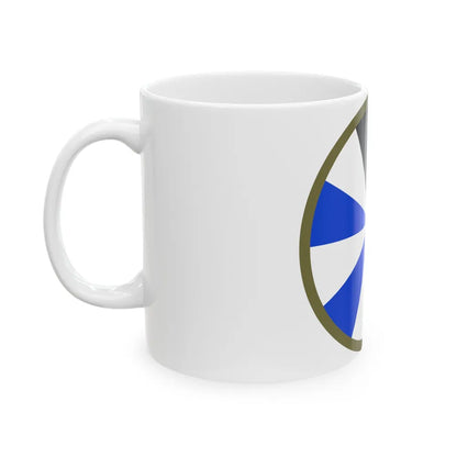 US 11th Infantry Division (U.S. Army) White Coffee Mug-Go Mug Yourself