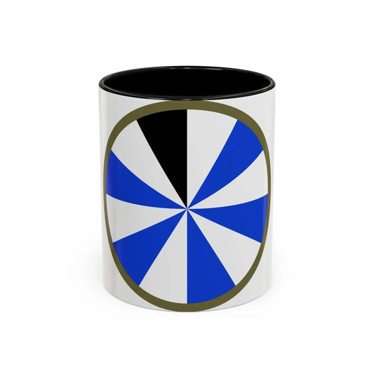 US 11th Infantry Division (U.S. Army) Accent Coffee Mug 11oz Black - Go Mug Yourself