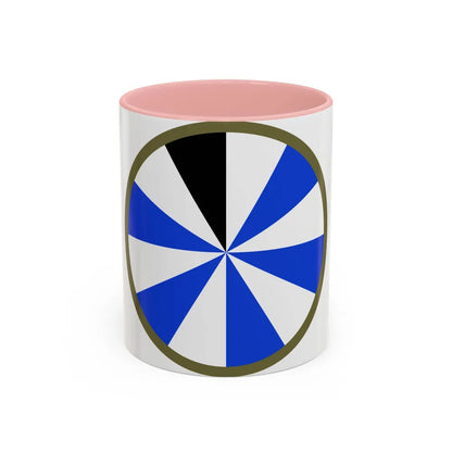US 11th Infantry Division (U.S. Army) Accent Coffee Mug 11oz Pink - Go Mug Yourself