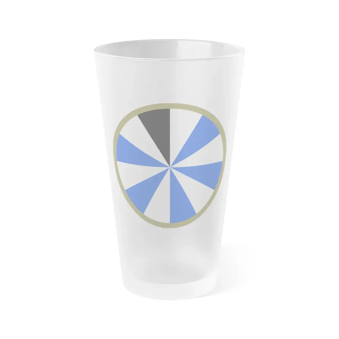 US 11th Infantry Division (U.S. Army) Frosted Pint Glass 16oz Default Title - Go Mug Yourself