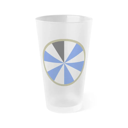 US 11th Infantry Division (U.S. Army) Frosted Pint Glass 16oz Default Title - Go Mug Yourself