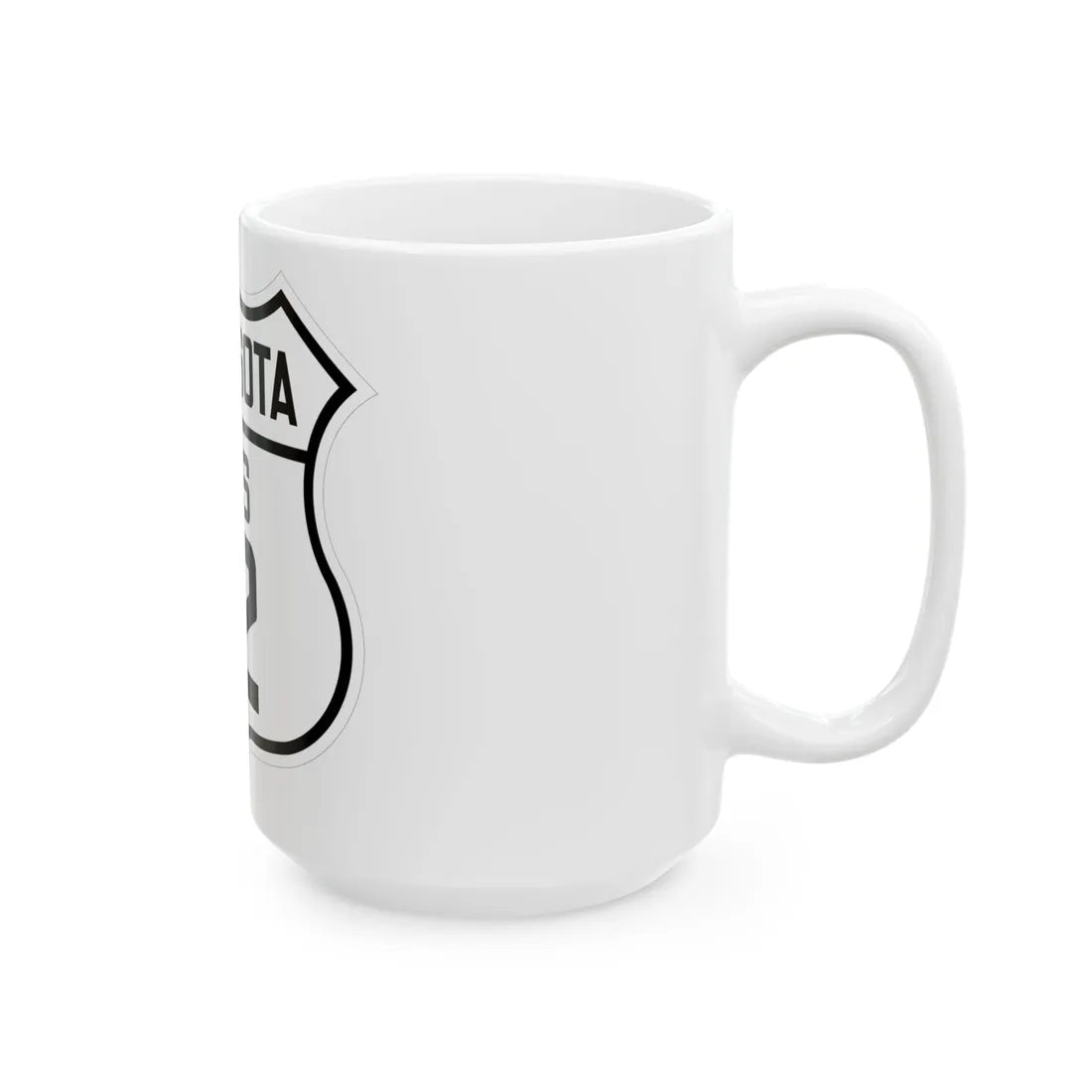 US 12 Minnesota 1926 (Minnesota) (Road Sign) White Coffee Mug - Go Mug Yourself