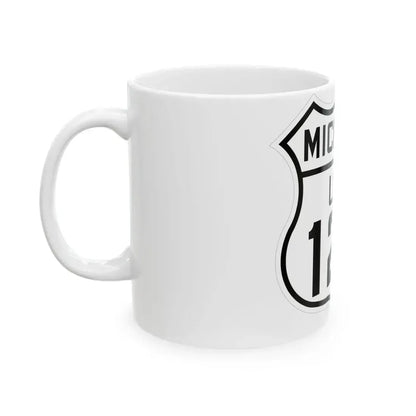 US 127 Michigan 1926 (Michigan) (Road Sign) White Coffee Mug - Go Mug Yourself