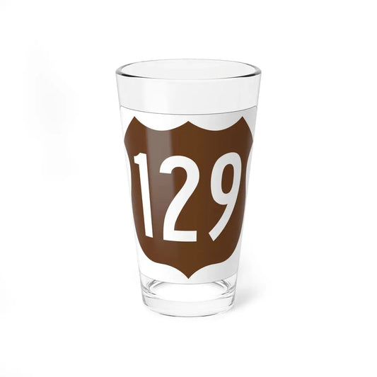 US 129 FL (Florida) (Road Sign) Pint Glass 16oz 16oz - Go Mug Yourself