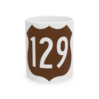 US 129 FL (Florida) (Road Sign) White Coffee Mug 11oz - Go Mug Yourself
