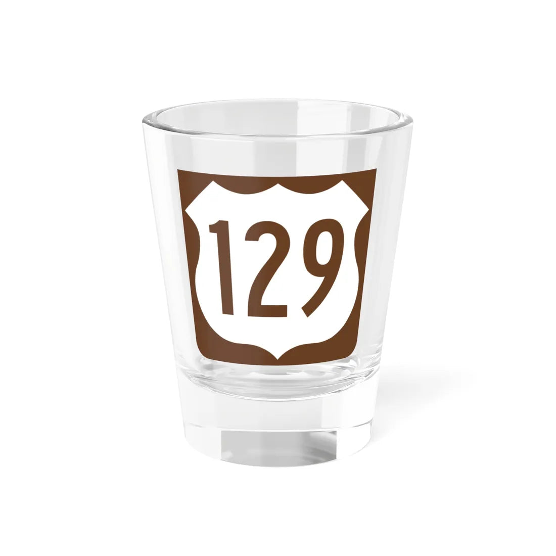 US 129 FL reversed (Florida) (Road Sign) Shot Glass 1.5oz 1.5oz - Go Mug Yourself