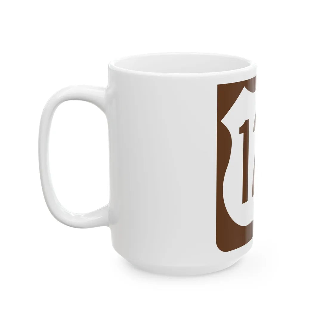 US 129 FL reversed (Florida) (Road Sign) White Coffee Mug - Go Mug Yourself