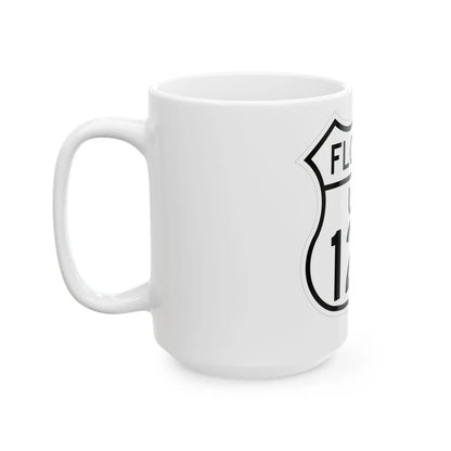 US 129 Florida 1948 (Florida) (Road Sign) White Coffee Mug - Go Mug Yourself